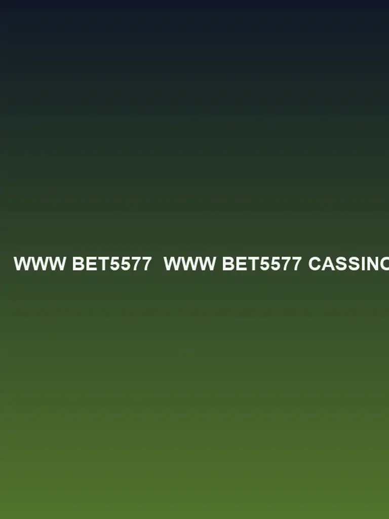 Www Bet5577: 2.000+ jogos em um clique